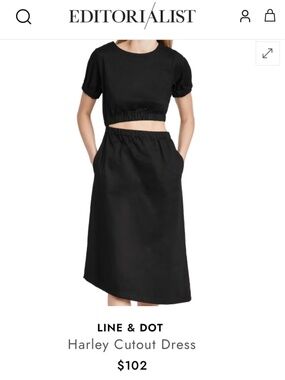 Line & Dot Haeley Cutout Dress SzS
